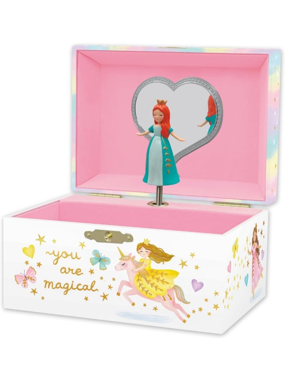 Musical Princess Jewelry Box for Girls - Enchanting Gift with Twinkling Lights